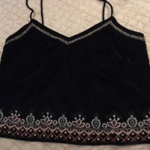 Velvet tank top